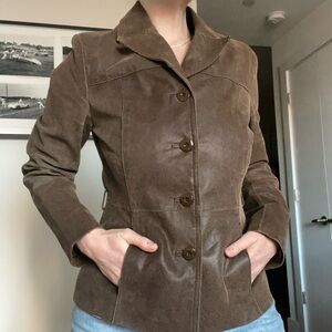 Vintage Wilsons Brown Leather Blazer